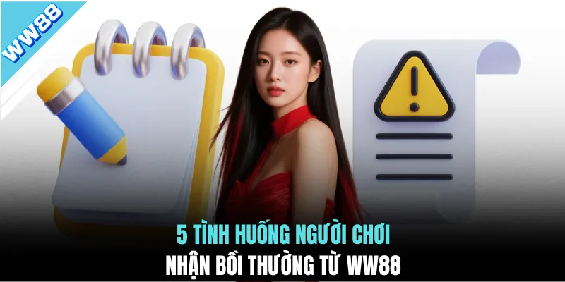 5 tình huống người chơi nhận bồi thường từ WW88