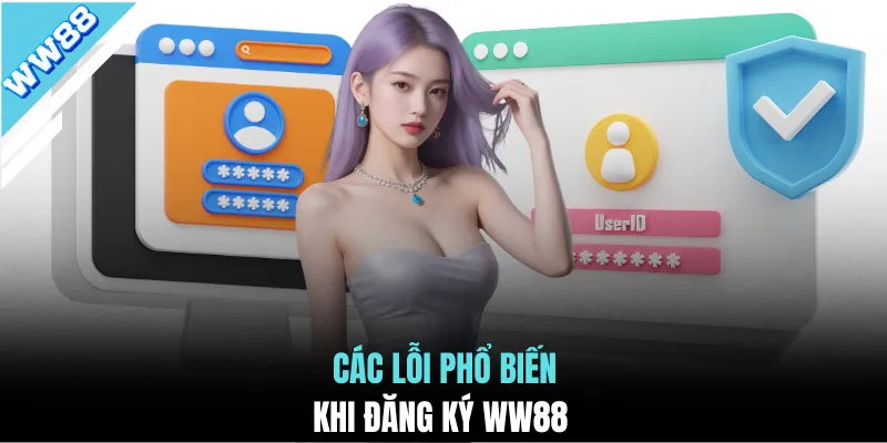 Các lỗi phổ biến khi đăng ký WW88