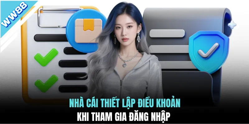 Nhà cái thiết lập điều khoản khi tham gia đăng nhập