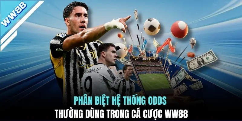 Phân biệt hệ thống odds thường dùng trong cá cược WW88