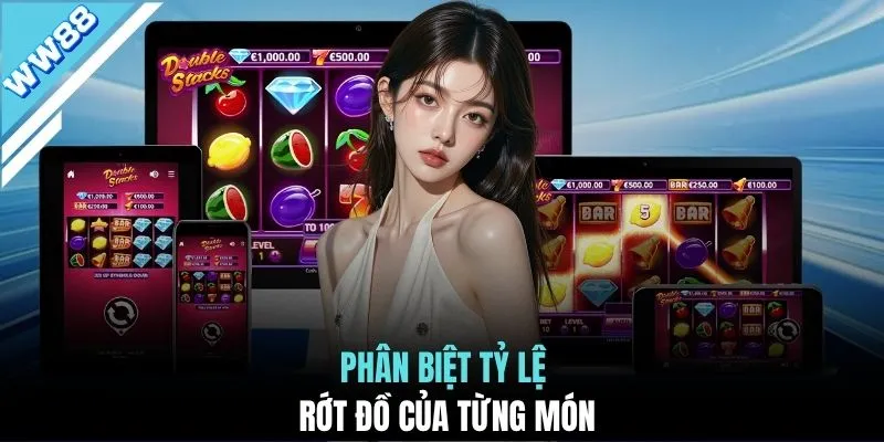Phân biệt tỷ lệ rớt đồ của từng món