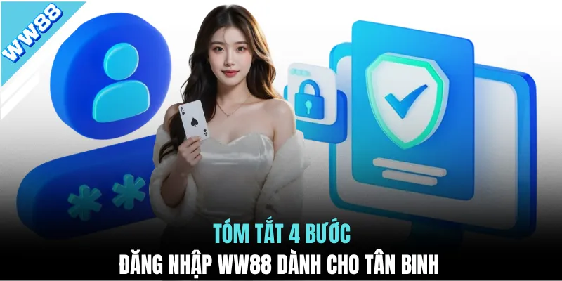 Tóm tắt 4 bước đăng nhập WW88 dành cho tân binh