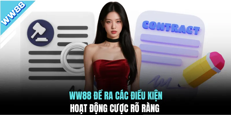 WW88 đề ra các điều kiện hoạt động cược rõ ràng