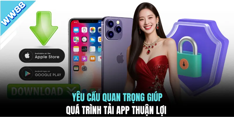 Yêu cầu quan trọng giúp quá trình tải app thuận lợi